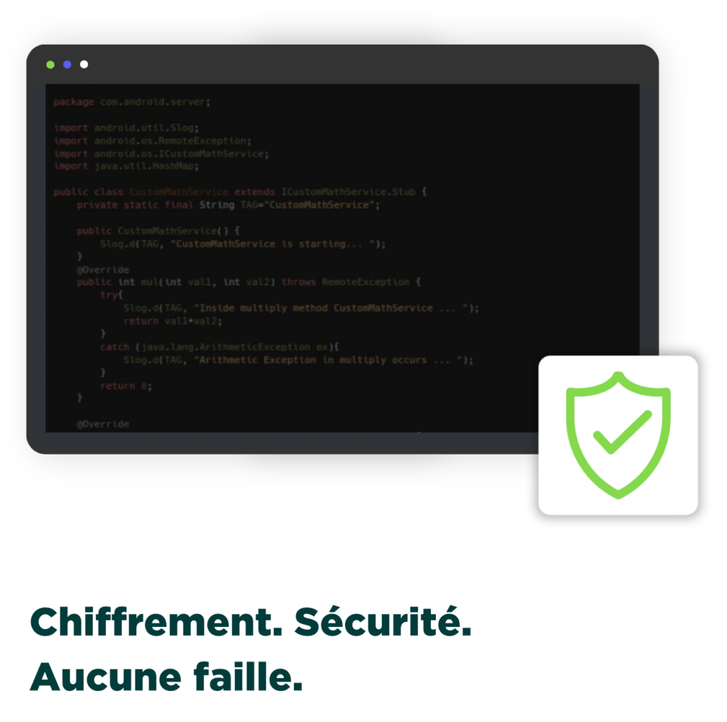 Famoco OS cryptographie et chiffrage pour la sécurité des données
