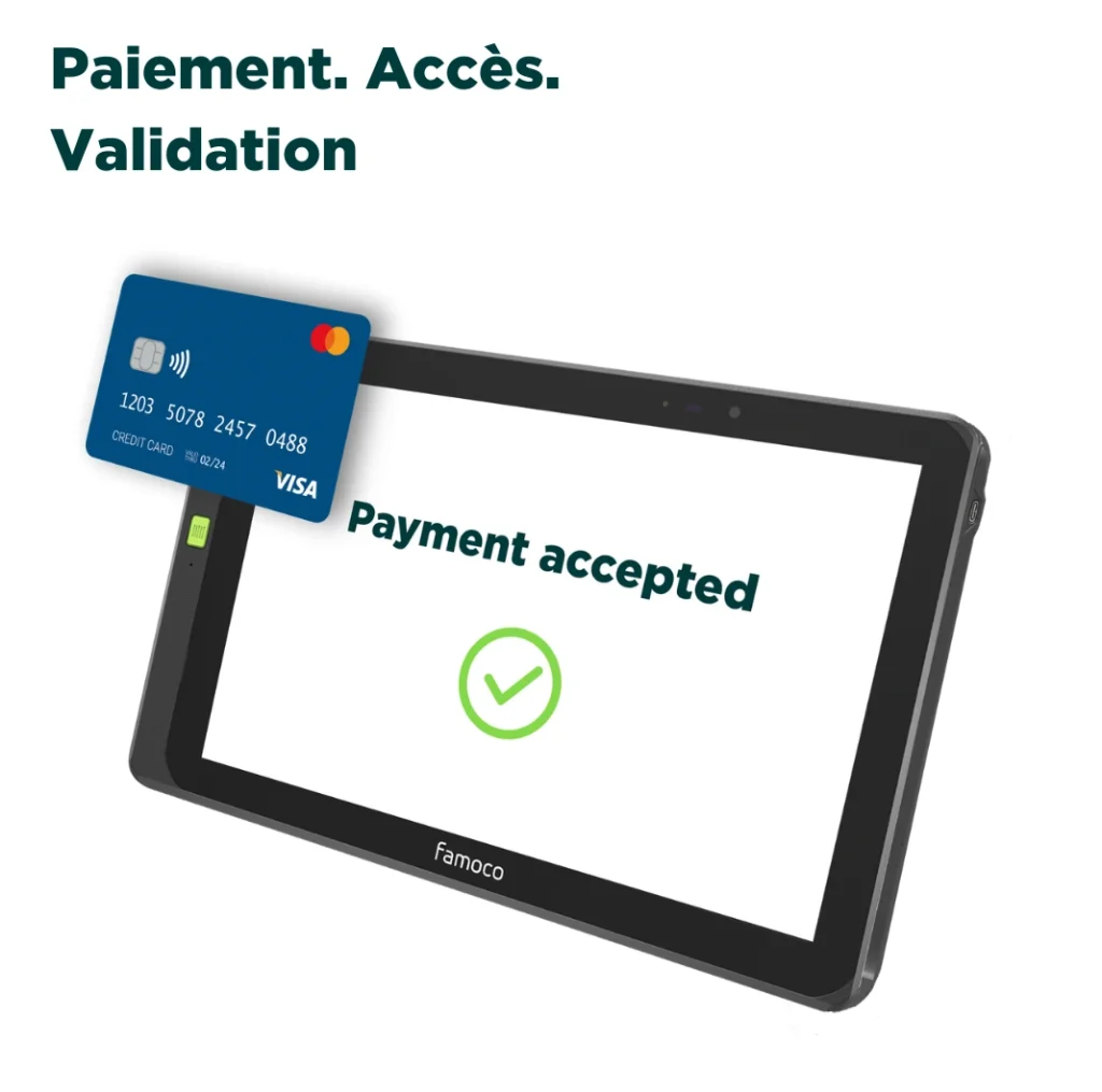 Famoco Tab10 Paiement NFC