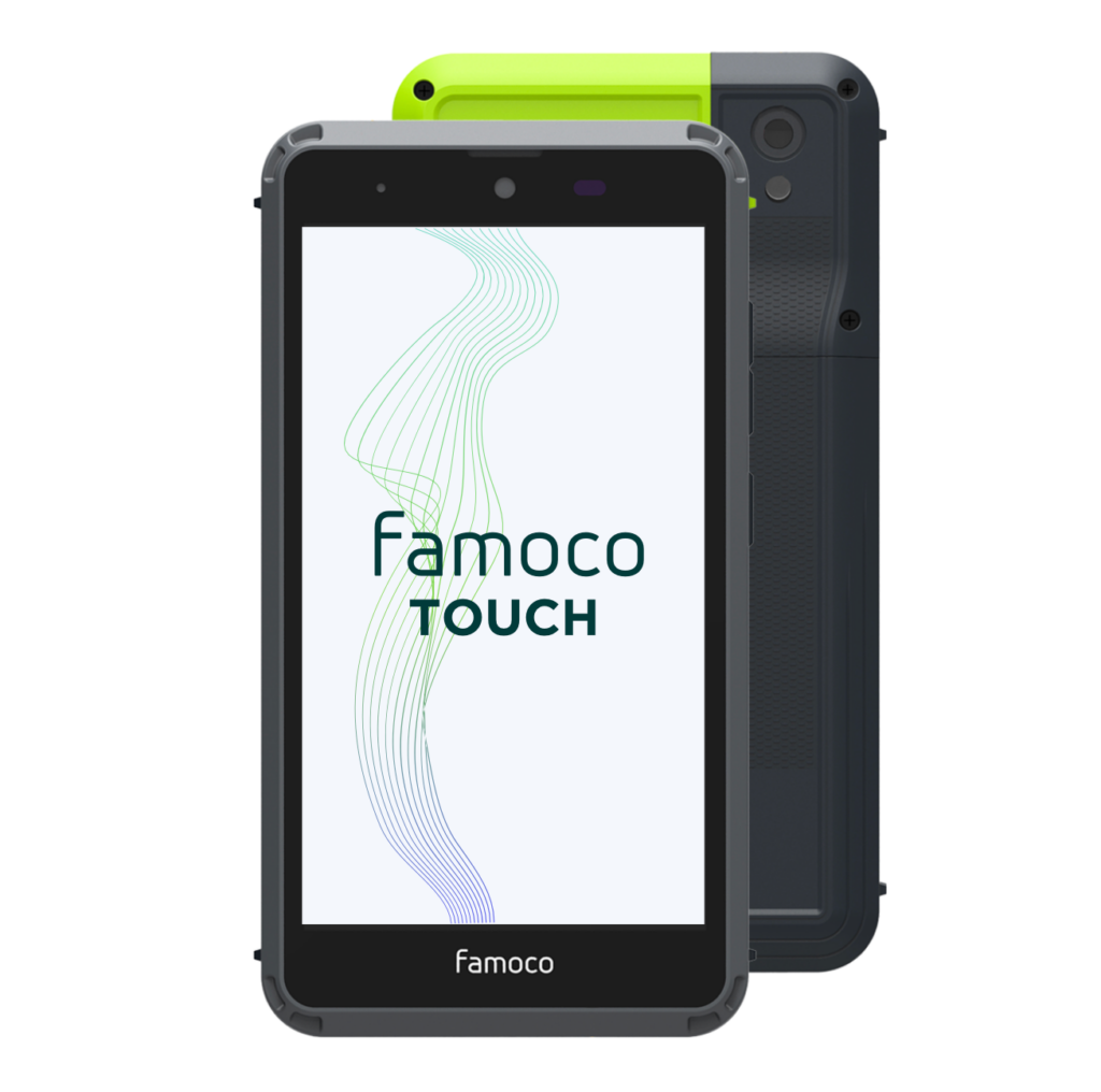 Famoco Touch front and back