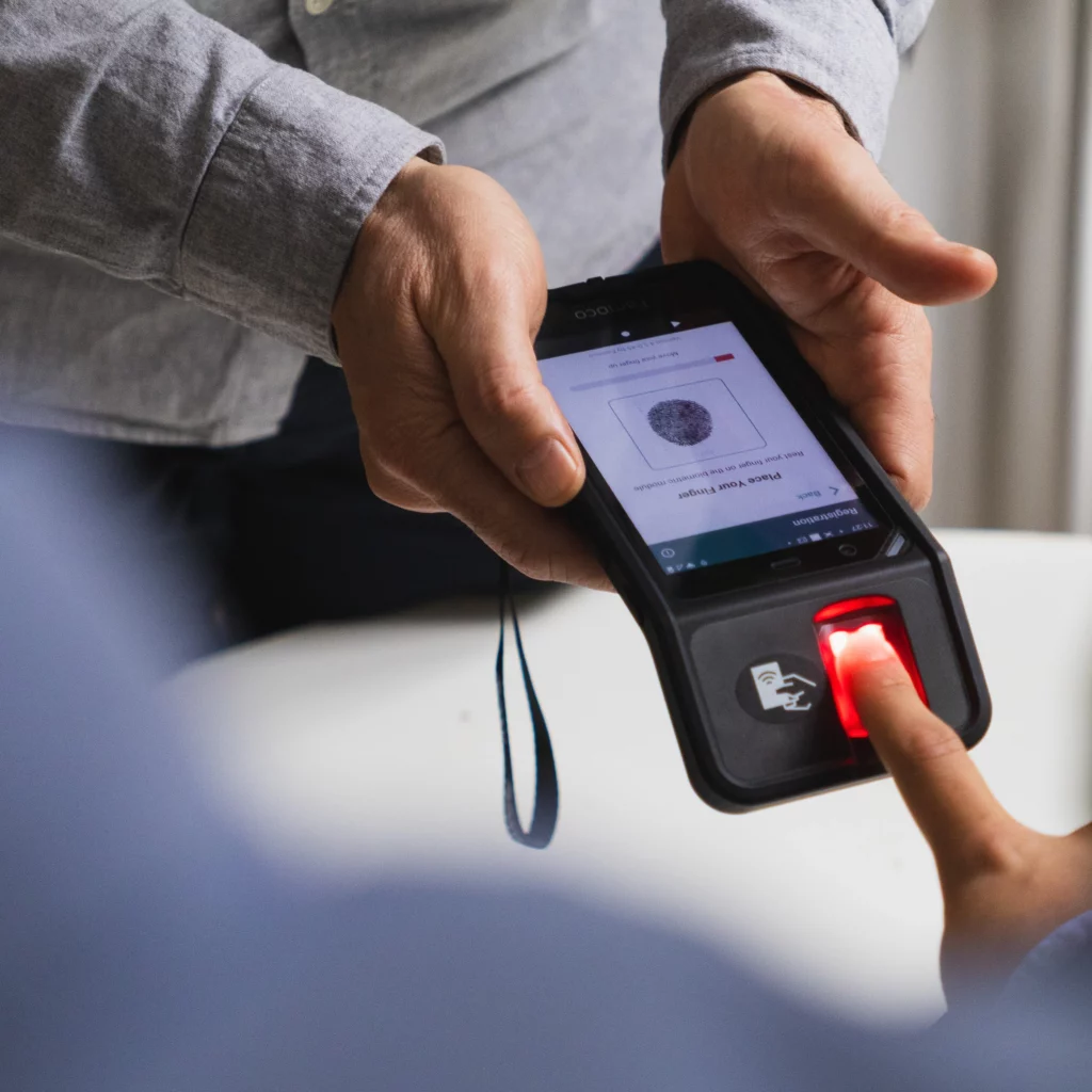 Government citizens authentication using biometry