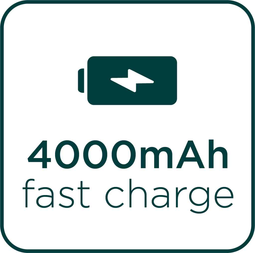 4000mAh fast charging battery